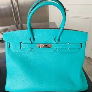 Hermès Birkin Bag 35CM in Lagoon